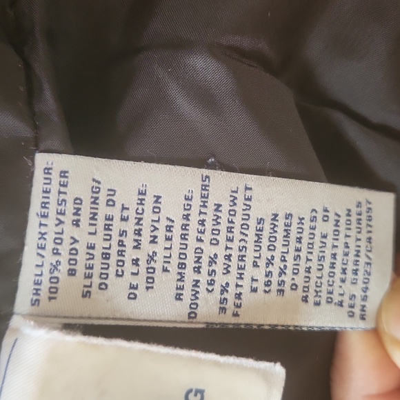 Old Navy Puffer jacket Orange Black long sleeves Large - Picture 9 of 17